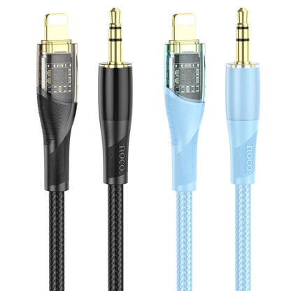 hoco UPA25 Transparent Exploration Version 8 Pin Digital Audio Conversion Cable, Length: 1m(Black) - Video & Audio Cable by hoco | Online Shopping UK | buy2fix