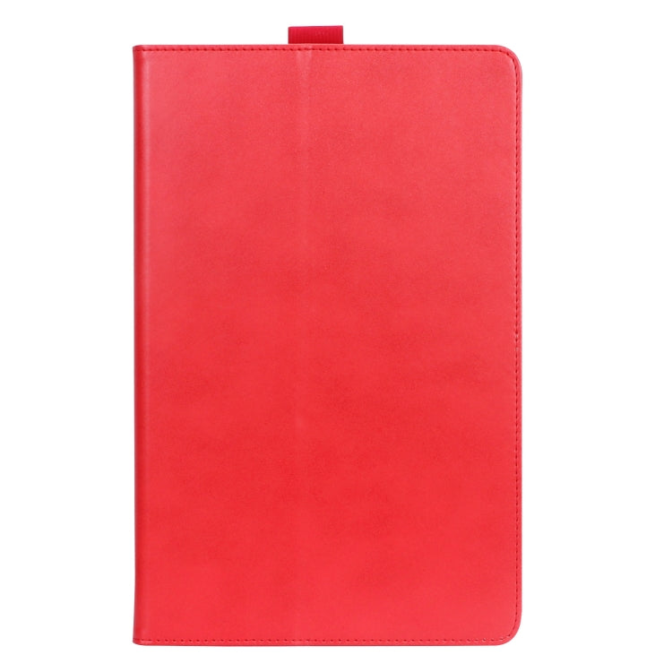 For Lenovo Tab P11 Pro Gen2 11.2 2022 TB132/138 Embossed Front Stand Leather Smart Tablet Case(Red) - For Lenovo by buy2fix | Online Shopping UK | buy2fix