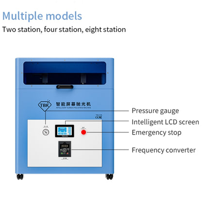 TBK 938L Multi-station Mobile Phone Screen Water Mill Polishing Machine(UK Plug) - Polishing Repair by TBK | Online Shopping UK | buy2fix