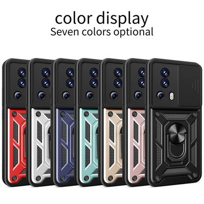 For Xiaomi Civi 2 5G / 13 Lite Sliding Camera Cover Design TPU+PC Phone Case(Black) - 13 Lite Cases by buy2fix | Online Shopping UK | buy2fix