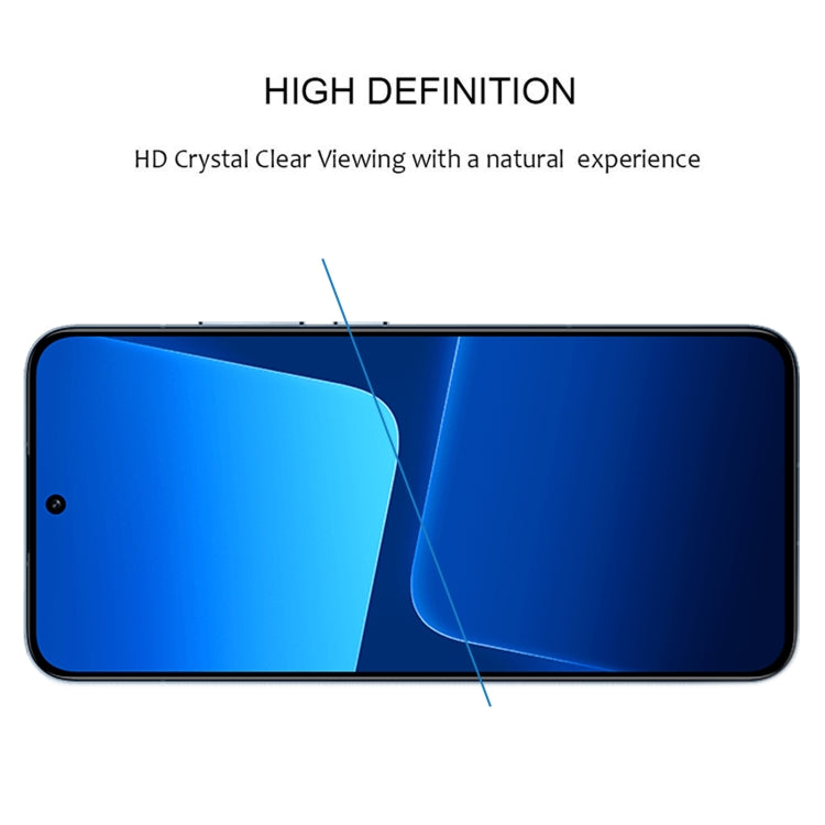 For Xiaomi 13 Ultra Full Glue 9H HD 3D Curved Edge Tempered Glass Film(Black) - 13 Ultra Tempered Glass by buy2fix | Online Shopping UK | buy2fix