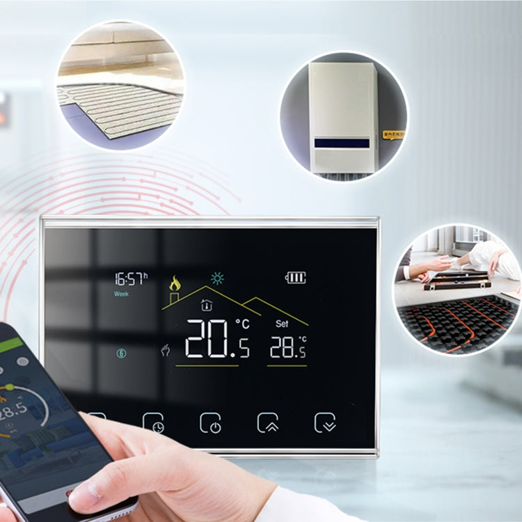 BHT-8000RF-VA- GACW Wireless Smart LED Screen Thermostat With WiFi, Specification:Water / Boiler Heating - Thermostat & Thermometer by buy2fix | Online Shopping UK | buy2fix