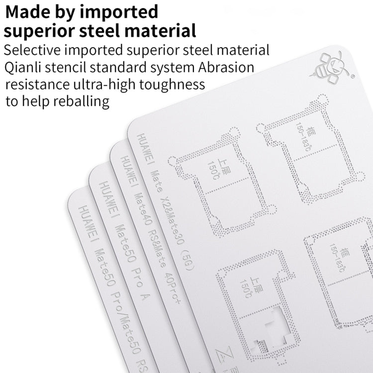 For Huawei Mate 50 Pro A Qianli Mega-idea Multi-functional Middle Frame Positioning BGA Reballing Platform - Repair & Spare Parts by QIANLI | Online Shopping UK | buy2fix