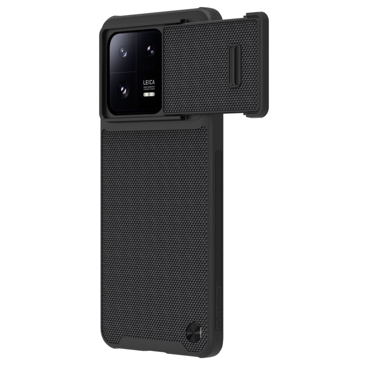 For Xiaomi 13 Pro NILLKIN 3D Textured Nylon Fiber TPU + PC Phone Case(Black) - 13 Pro Cases by NILLKIN | Online Shopping UK | buy2fix