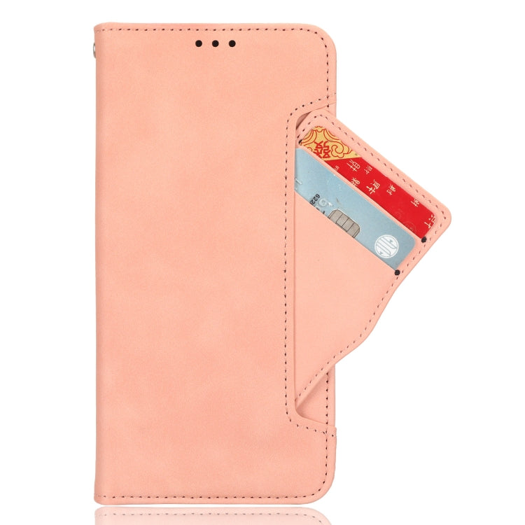 For Huawei P60 / P60 Pro Skin Feel Calf Texture Card Slots Leather Phone Case(Pink) - Huawei Cases by buy2fix | Online Shopping UK | buy2fix
