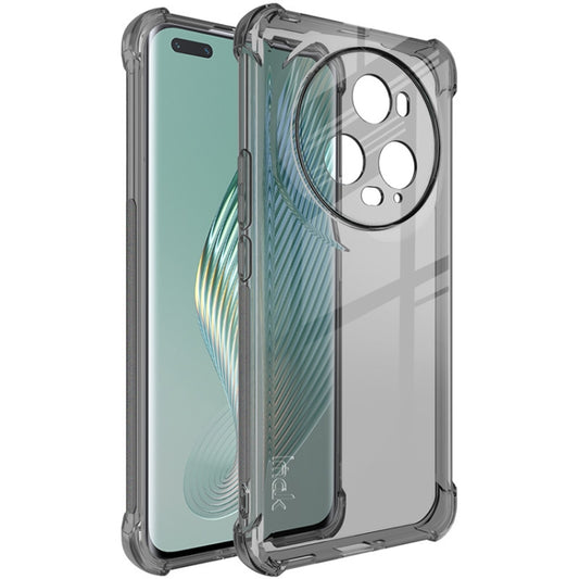 For Honor Magic5 Pro imak Shockproof Airbag TPU Phone Case(Transparent Black) - Honor Cases by imak | Online Shopping UK | buy2fix