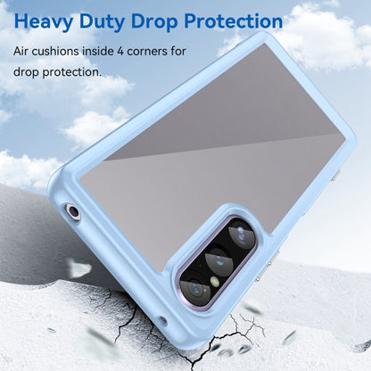 For Sony Xperia 1 V Colorful Series Acrylic + TPU Phone Case(Blue) - Sony Cases by buy2fix | Online Shopping UK | buy2fix