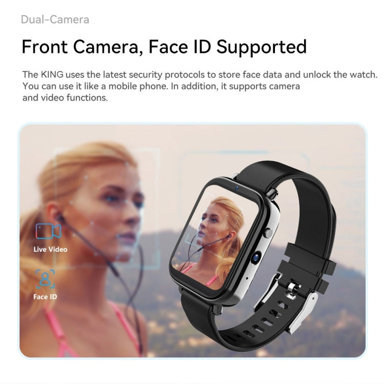 LEMFO Z20 1.75 inch Screen 4G LTE Smart Watch Android 9 OS 1GB+16GB(Black) - Smart Watches by buy2fix | Online Shopping UK | buy2fix