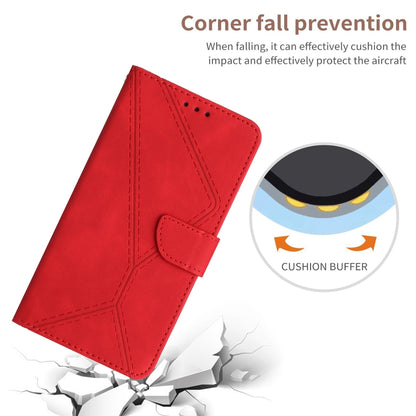 For Xiaomi 13 Pro Stitching Embossed Leather Phone Case(Red) - 13 Pro Cases by buy2fix | Online Shopping UK | buy2fix