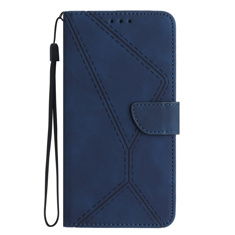 For Xiaomi 13 Pro Stitching Embossed Leather Phone Case(Blue) - 13 Pro Cases by buy2fix | Online Shopping UK | buy2fix