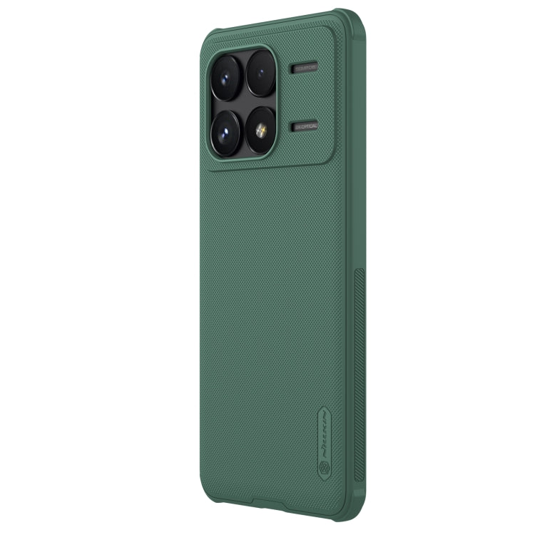 For Xiaomi Redmi K70 / K70 Pro NILLKIN Frosted Shield Pro PC + TPU Phone Case(Green) - K70 Pro Cases by NILLKIN | Online Shopping UK | buy2fix