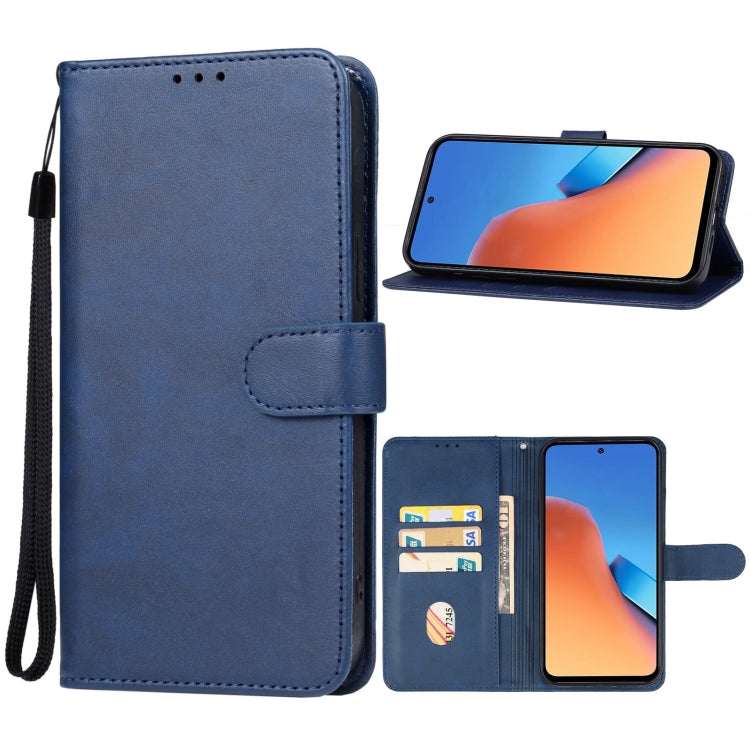 For Xiaomi Redmi 12 Leather Phone Case(Blue) - Xiaomi Cases by buy2fix | Online Shopping UK | buy2fix