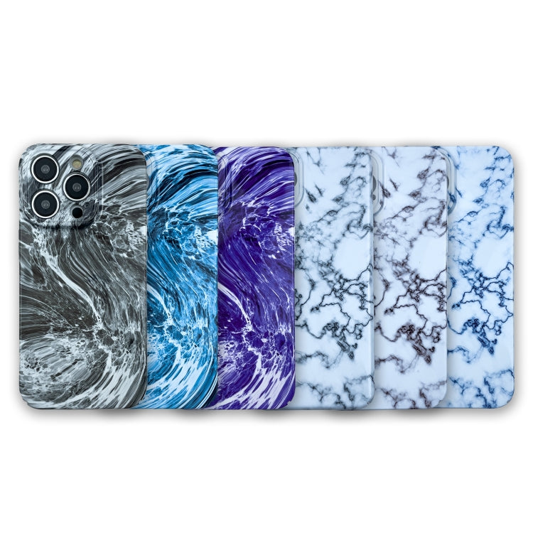 For iPhone 11 Pro Max Marble Pattern Phone Case(Blue White) - iPhone 11 Pro Max Cases by buy2fix | Online Shopping UK | buy2fix