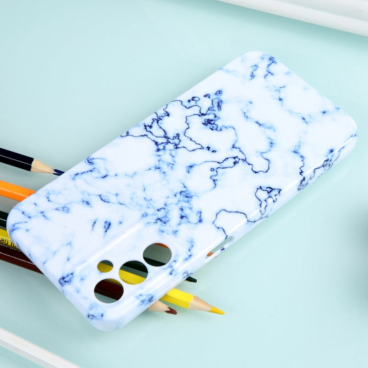 For Samsung Galaxy A54 Marble Pattern Phone Case(Blue White) - Galaxy Phone Cases by buy2fix | Online Shopping UK | buy2fix