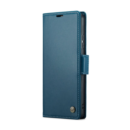 For Xiaomi 13 Pro CaseMe 023 Butterfly Buckle Litchi Texture RFID Anti-theft Leather Phone Case(Blue) - 13 Pro Cases by CaseMe | Online Shopping UK | buy2fix