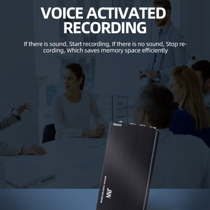 JNN M2 Ultra-thin HD Noise Reduction Intelligent Control Voice Voice Recorder, Capacity:4GB(Black) -  by JNN | Online Shopping UK | buy2fix