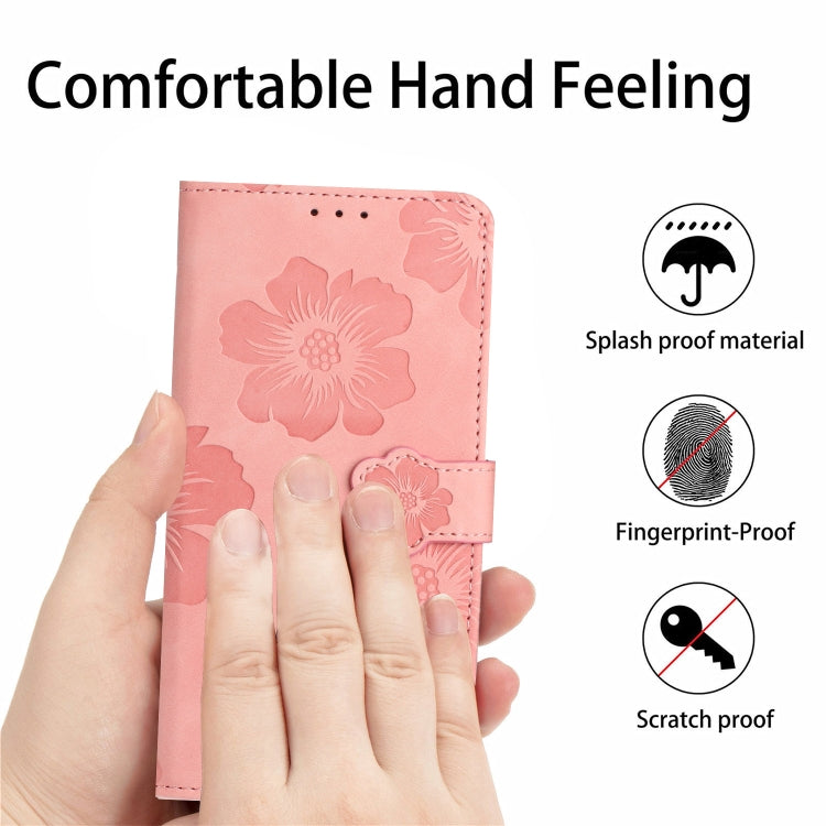 For Xiaomi Mi 11 Pro Flower Embossing Pattern Leather Phone Case(Pink) - Xiaomi Cases by buy2fix | Online Shopping UK | buy2fix