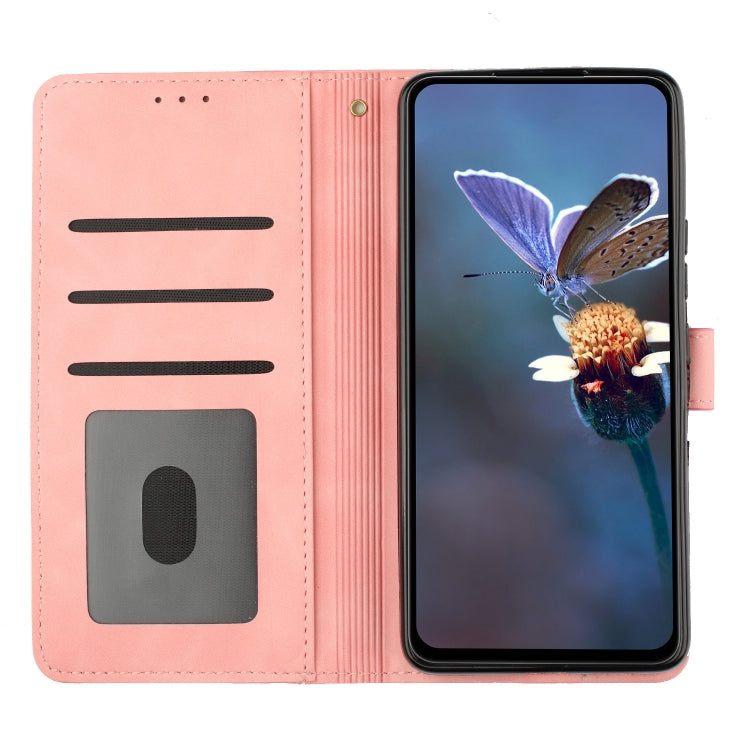 For Xiaomi Redmi Note 8T Flower Embossing Pattern Leather Phone Case(Pink) - Xiaomi Cases by buy2fix | Online Shopping UK | buy2fix