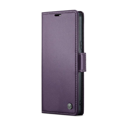 For Google Pixel 8 CaseMe 023 Butterfly Buckle Litchi Texture RFID Anti-theft Leather Phone Case(Pearly Purple) - Google Cases by CaseMe | Online Shopping UK | buy2fix