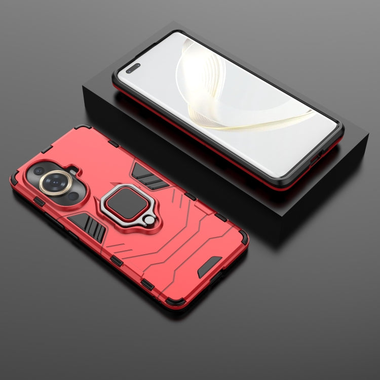 For Huawei nova 11 Pro Magnetic Ring Holder PC + TPU Phone Case(Red) - Huawei Cases by buy2fix | Online Shopping UK | buy2fix