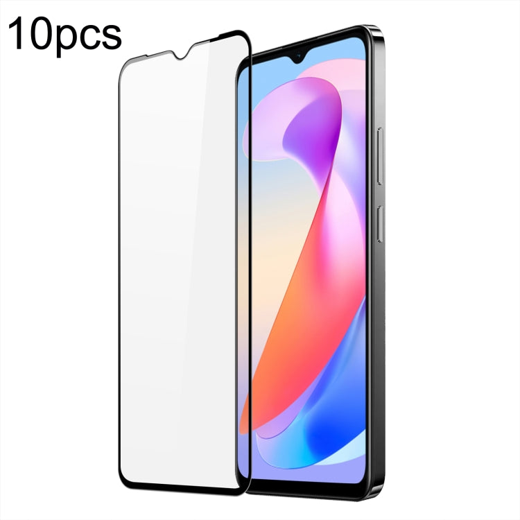 For Honor X6a 10pcs DUX DUCIS 0.33mm 9H Medium Alumina Tempered Glass Film - Honor Tempered Glass by DUX DUCIS | Online Shopping UK | buy2fix
