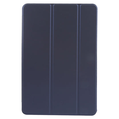 For Huawei MatePad 11 2023 GEBEI 3-folding Holder Shockproof Flip Leather Tablet Case(Dark Blue) - Huawei by GEBEI | Online Shopping UK | buy2fix