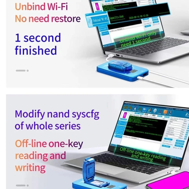 JCID P13 Nand Read Write Programmer DFU Purple Screen Tool For iPhone 6 to 13 Pro Max - Test Tools by JC | Online Shopping UK | buy2fix