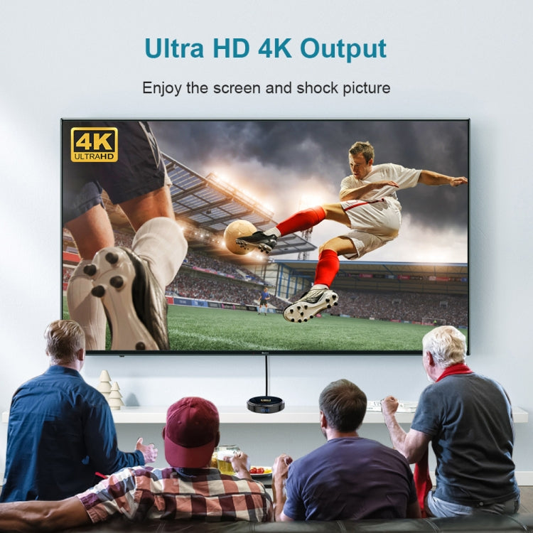 HK1RBOX H8-H618 Android 12.0 Allwinner H618 Quad Core Smart TV Box, Memory:4GB+32GB(UK Plug) - Allwinner H6 by buy2fix | Online Shopping UK | buy2fix