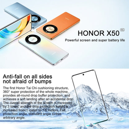 Honor X50 5G, 108MP Camera, 6.78 inch MagicOS 7.1.1 Snapdragon 6 Gen1 Octa Core up to 2.2GHz, Network: 5G, OTG, Not Support Google Play, Memory:8GB+256GB(Orange) - Honor by Huawei | Online Shopping UK | buy2fix