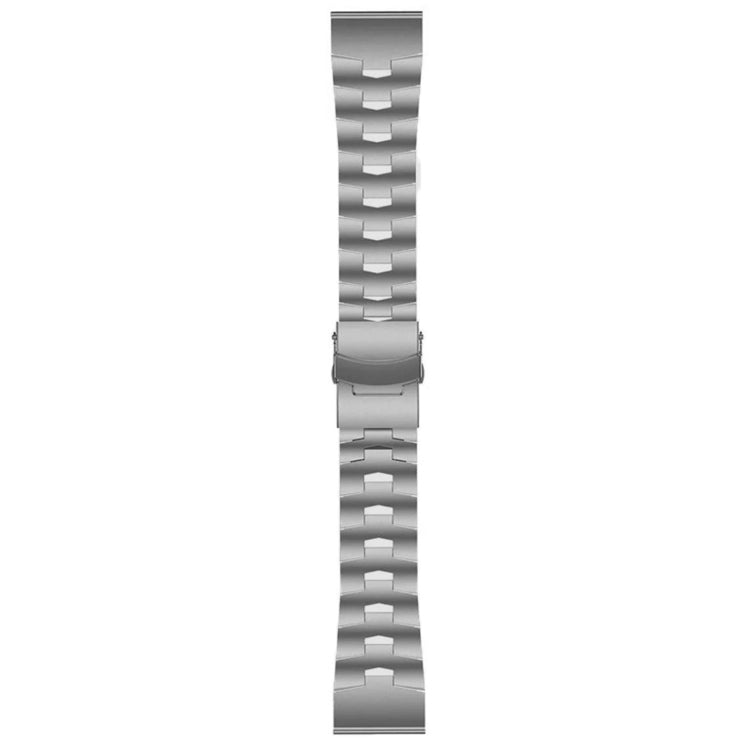 For Garmin Fenix 7 Pro 51mm Titanium Alloy Quick Release Watch Band(Titanium Gray) - Watch Bands by buy2fix | Online Shopping UK | buy2fix