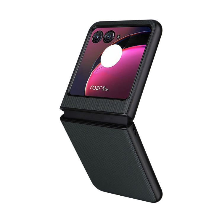 For Motorola Moto Razr 40 Ultra PU Leather PC Phone Case(Green) - Motorola Cases by buy2fix | Online Shopping UK | buy2fix