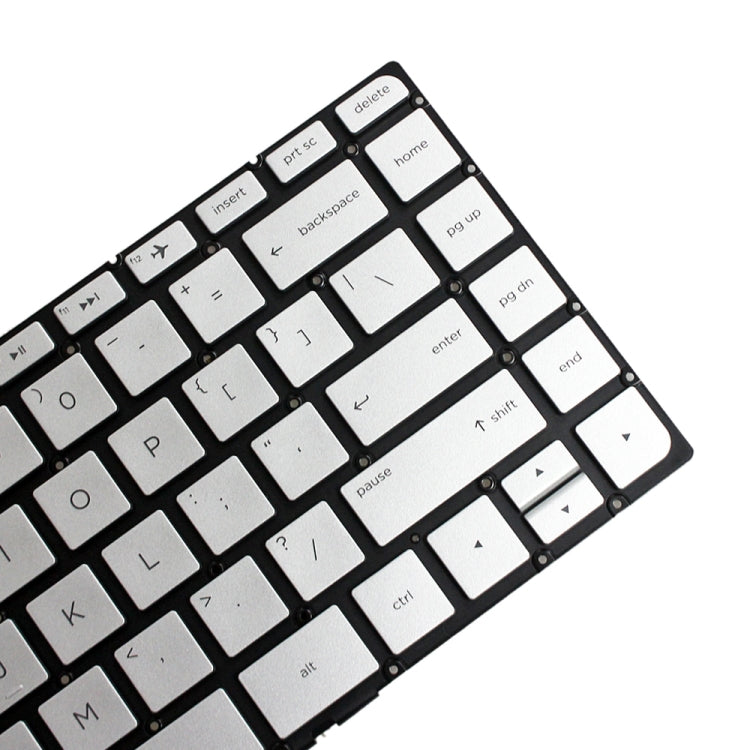 For HP Spectre 15-AP US Version Laptop Backlight Keyboard(Silver) - HP Spare Parts by buy2fix | Online Shopping UK | buy2fix