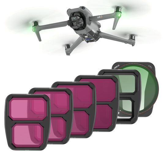 For DJI Air 3 STARTRC Drone Lens Filter, Lens:6 in 1 ND8/16/32/64 UV CPL - Mavic Lens Filter by STARTRC | Online Shopping UK | buy2fix