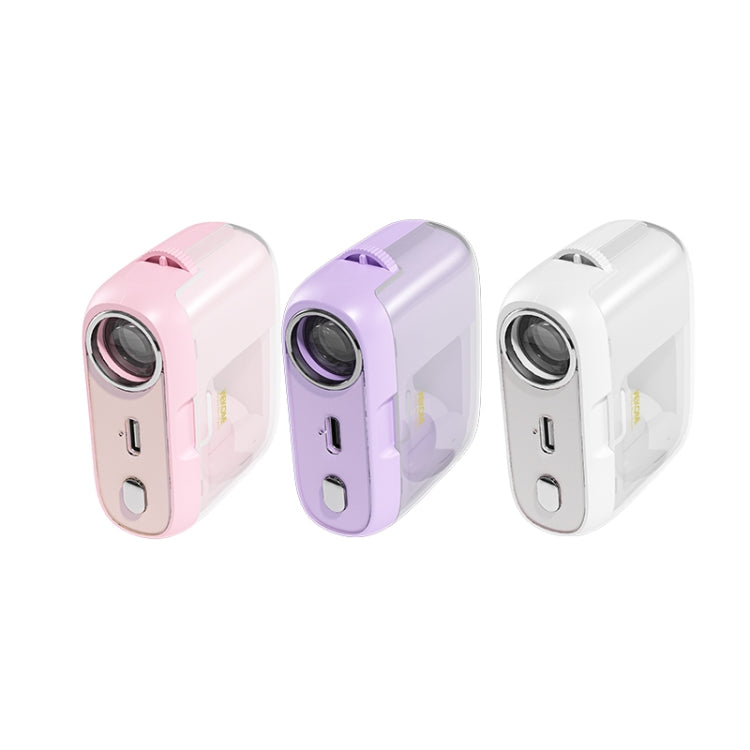 WK S28 Projection TWS Wireless Bluetooth Earphone(Purple) - TWS Earphone by WK | Online Shopping UK | buy2fix