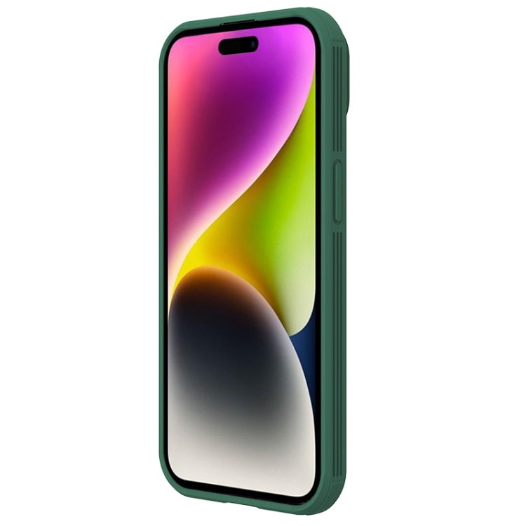 For iPhone 15 NILLKIN CamShield Pro PC Phone Case(Green) - iPhone 15 Cases by NILLKIN | Online Shopping UK | buy2fix