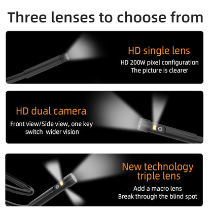 T23 8mm Single Lens 7 inch Screen Industrial Endoscope, Spec:2m Tube -  by buy2fix | Online Shopping UK | buy2fix
