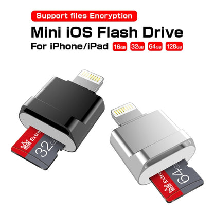 MicroDrive 8pin To TF Card Adapter Mini iPhone & iPad TF Card Reader (Black) -  by MICRODRIVE | Online Shopping UK | buy2fix