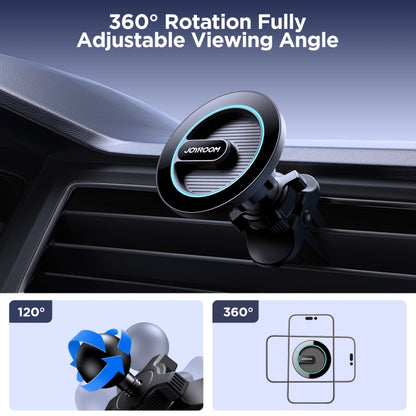 JOYROOM JR-ZS366 Car Air Vent Magnetic Phone Mount(Black) - Car Holders by JOYROOM | Online Shopping UK | buy2fix