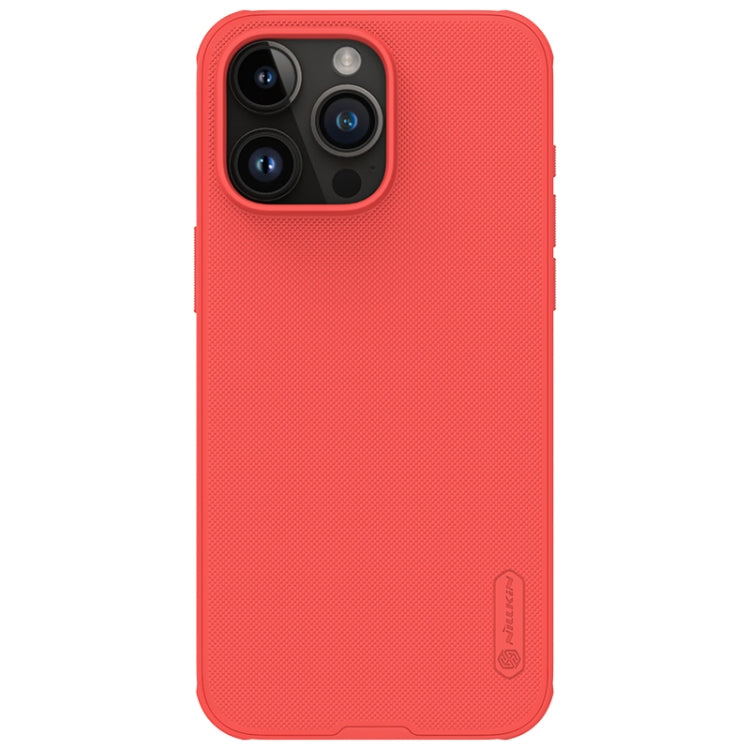 For iPhone 15 Pro Max NILLKIN Frosted Shield Pro PC + TPU Phone Case(Red) - iPhone 15 Pro Max Cases by NILLKIN | Online Shopping UK | buy2fix