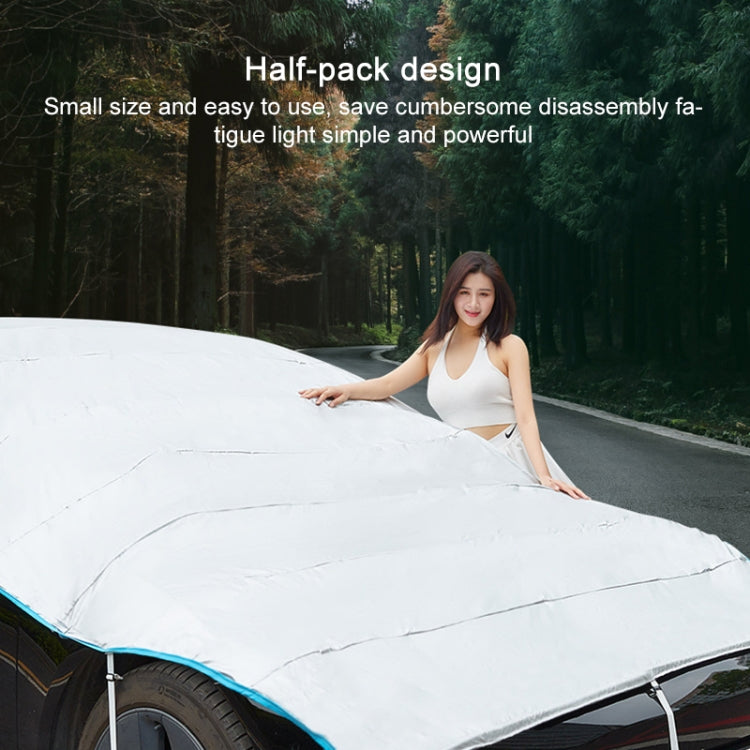 Automatic Retractable Car Universal Sunshade Snow-proof Dust-proof Cover, Size:L - PE Material by buy2fix | Online Shopping UK | buy2fix