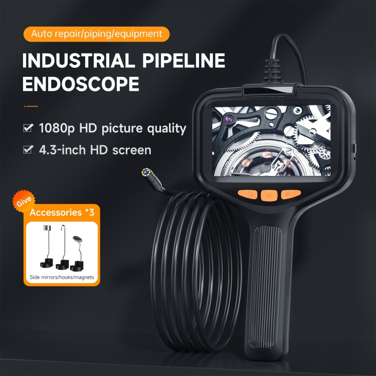 P200 5.5mm Front Lenses Integrated Industrial Pipeline Endoscope with 4.3 inch Screen, Spec:100m Tube -  by buy2fix | Online Shopping UK | buy2fix