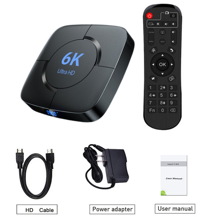 6K Ultra HD Android 12.0 Smart TV Box with Remote Control, 2GB+16GB, Allwinner H616 1.5GHZ Quad-Core(AU Plug) - Others by buy2fix | Online Shopping UK | buy2fix