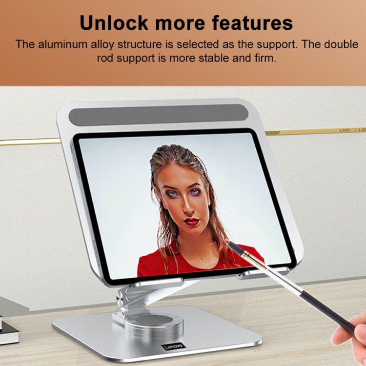 Lenovo Thinkplus Desktop Laptop Holder L30 Upgrade(Silver) - Laptop Stand by Lenovo | Online Shopping UK | buy2fix