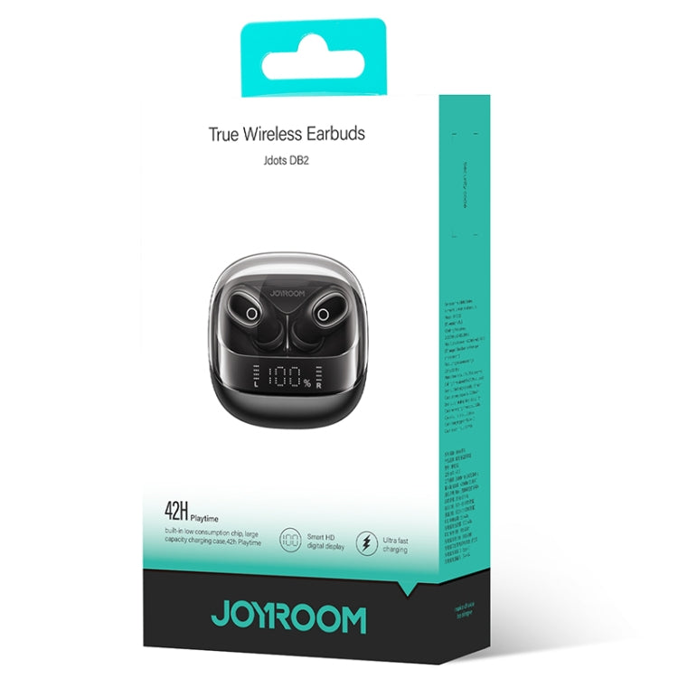 JOYROOM JR-DB2 Jdots Series True Wireless Bluetooth Earphones(Black) - TWS Earphone by JOYROOM | Online Shopping UK | buy2fix