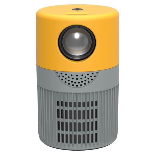 T400 3000 Lumens LED Mini Projector Support Wifi Screen Mirroring, Plug Type:UK Plug(Grey Yellow) - Mini Projector by buy2fix | Online Shopping UK | buy2fix