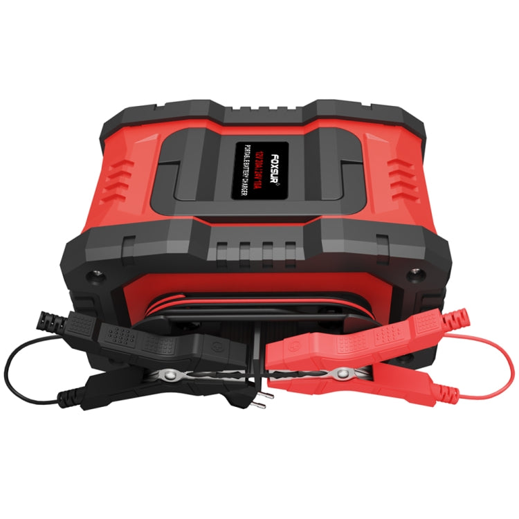 FOXSUR 12V / 24V 20A 300W Portable Motorcycle Car Smart Battery Charger(UK Plug) - Battery Charger by FOXSUR | Online Shopping UK | buy2fix