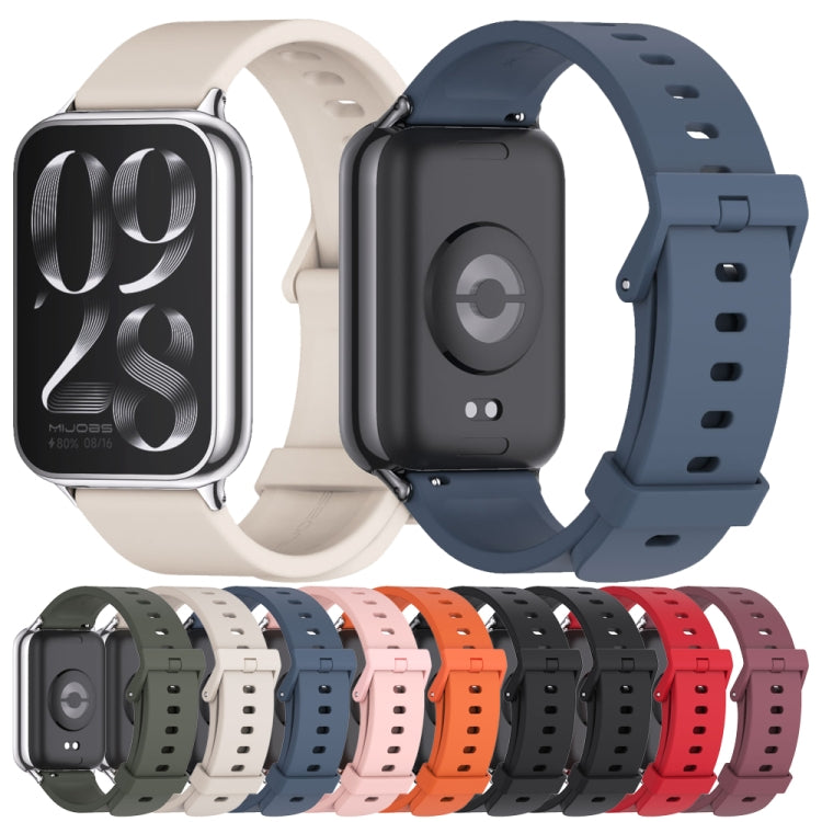 For Xiaomi Smart Band 9 Pro / 8 Pro Mijobs Silicone Breathable Watch Band(Midnight Blue+Black) - Watch Bands by MIJOBS | Online Shopping UK | buy2fix