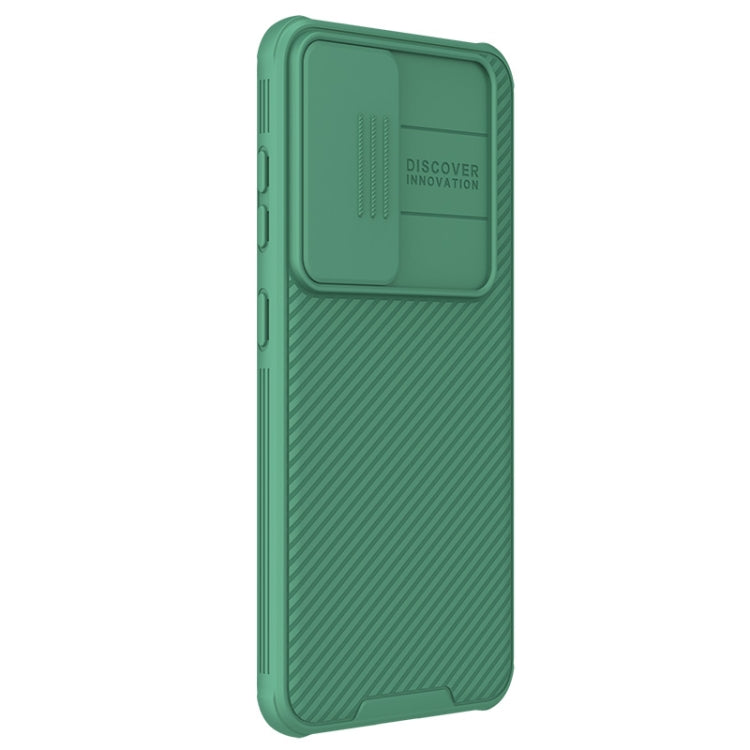 For Samsung Galaxy S24 5G NILLKIN Black Mirror Pro Series Camshield PC Phone Case(Green) - Galaxy S24 5G Cases by NILLKIN | Online Shopping UK | buy2fix