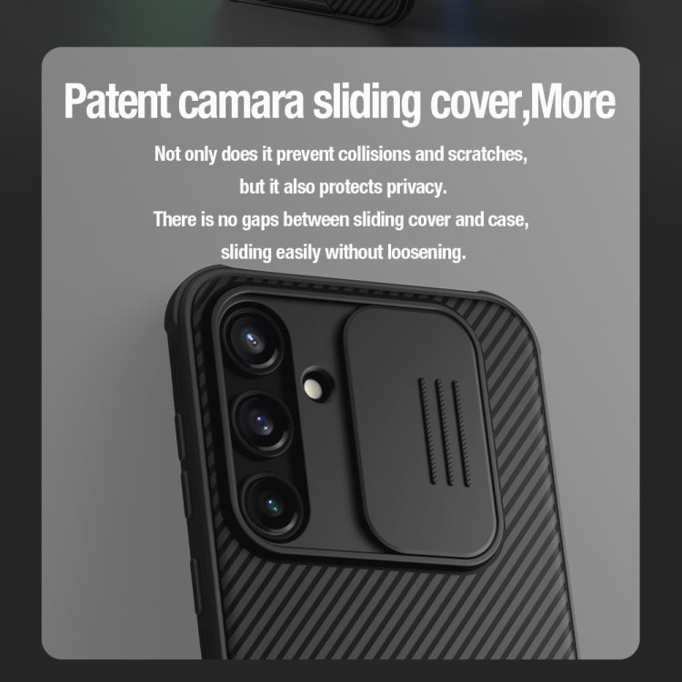 For Samsung Galaxy A35 NILLKIN Black Mirror Pro Series Camshield PC Phone Case(Black) - Galaxy Phone Cases by NILLKIN | Online Shopping UK | buy2fix