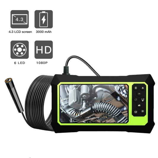 5.5mm 1080P IP68 Waterproof 4.3 inch Screen Single Camera Digital Endoscope, Line Length:7m - Consumer Electronics by buy2fix | Online Shopping UK | buy2fix